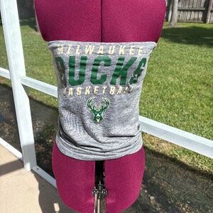Milwaukee Bucks Basketball Strapless Tube Top Shirt size S